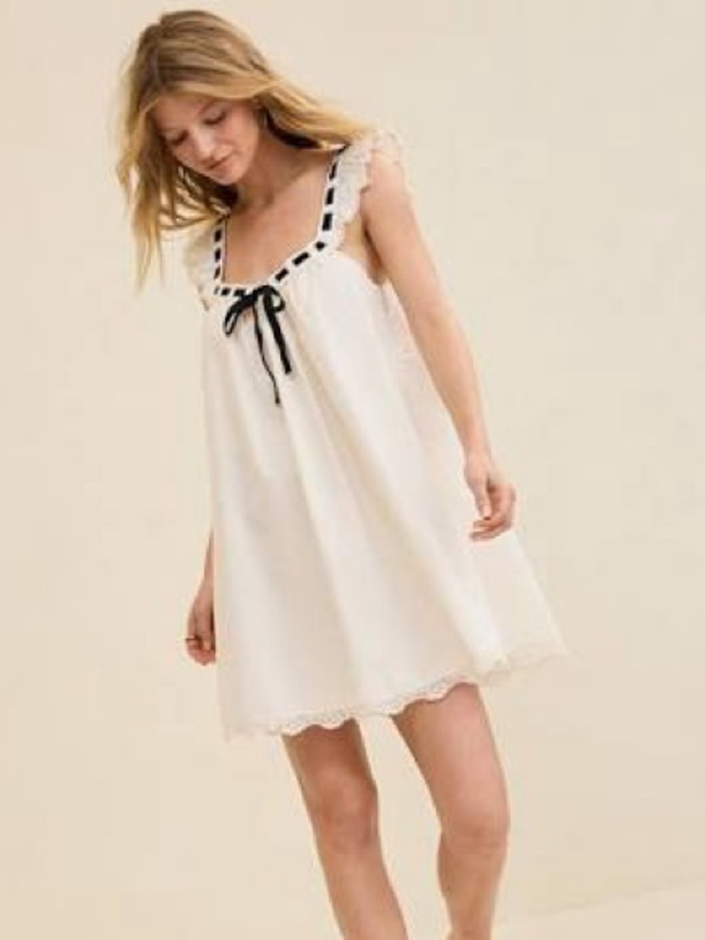 AERIE FEMME BOW NIGHTIE